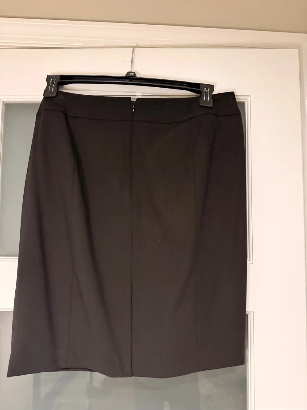 Calvin Klein Black Pencil Skirt 12P Petite NWT Stretch Career Workwear